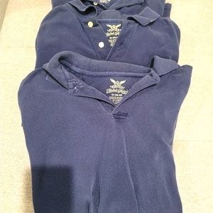 Mens 3 polo like shirts & 3 short sleeve shirts